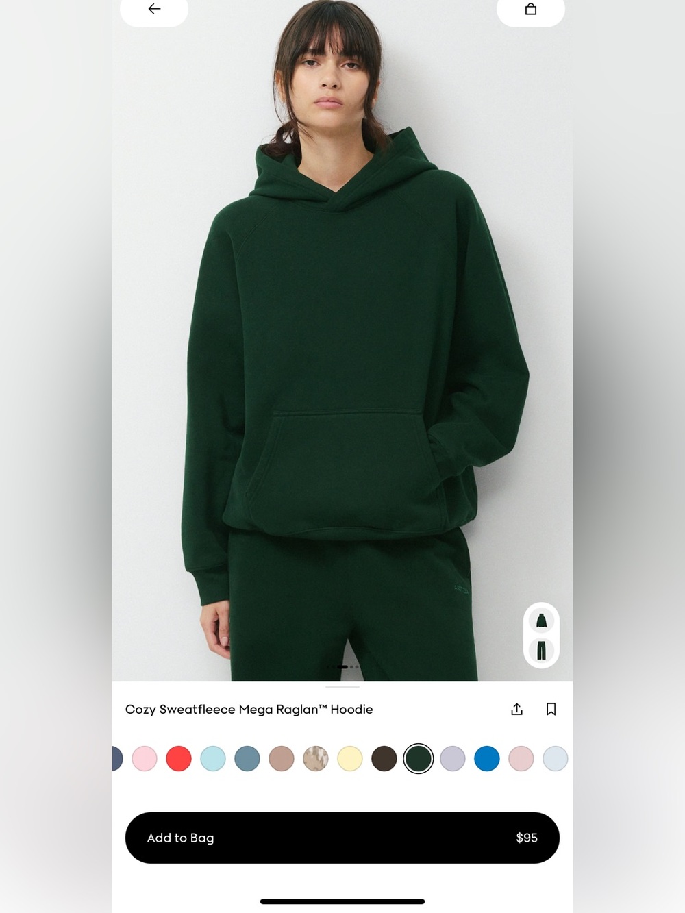 Aritzia Sweatfleece Mega Fit Set